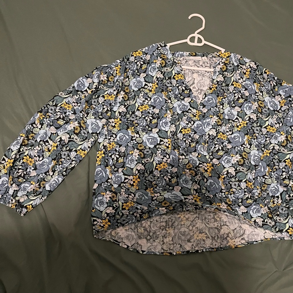 Floral Cropped Blouse